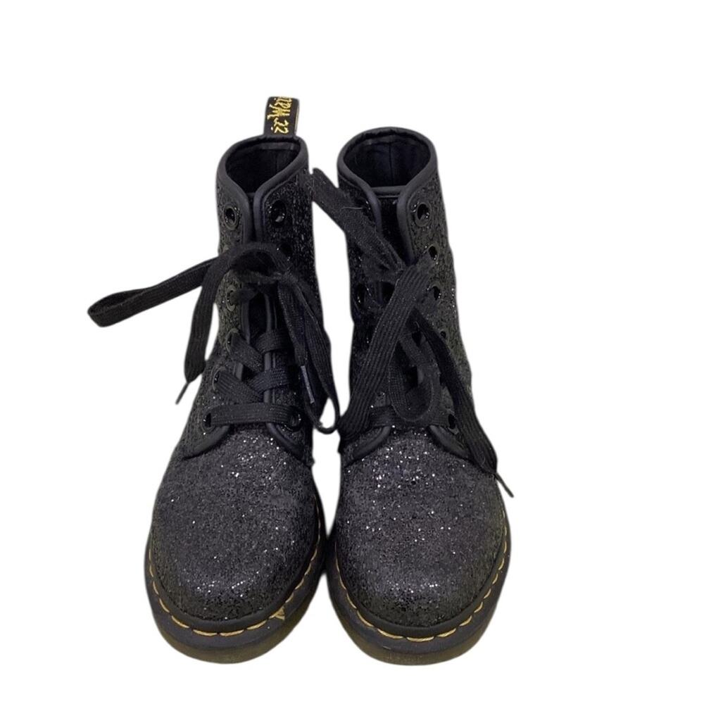 Dr. Martens Womens 1460 Farrah Black Chunky Glitter Lace-up Combat Boots
Size 6 - Picture 13 of 14